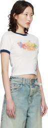 Maison MIHARA YASUHIRO Off-White Fruit Printed Ringer Mini T-shirt