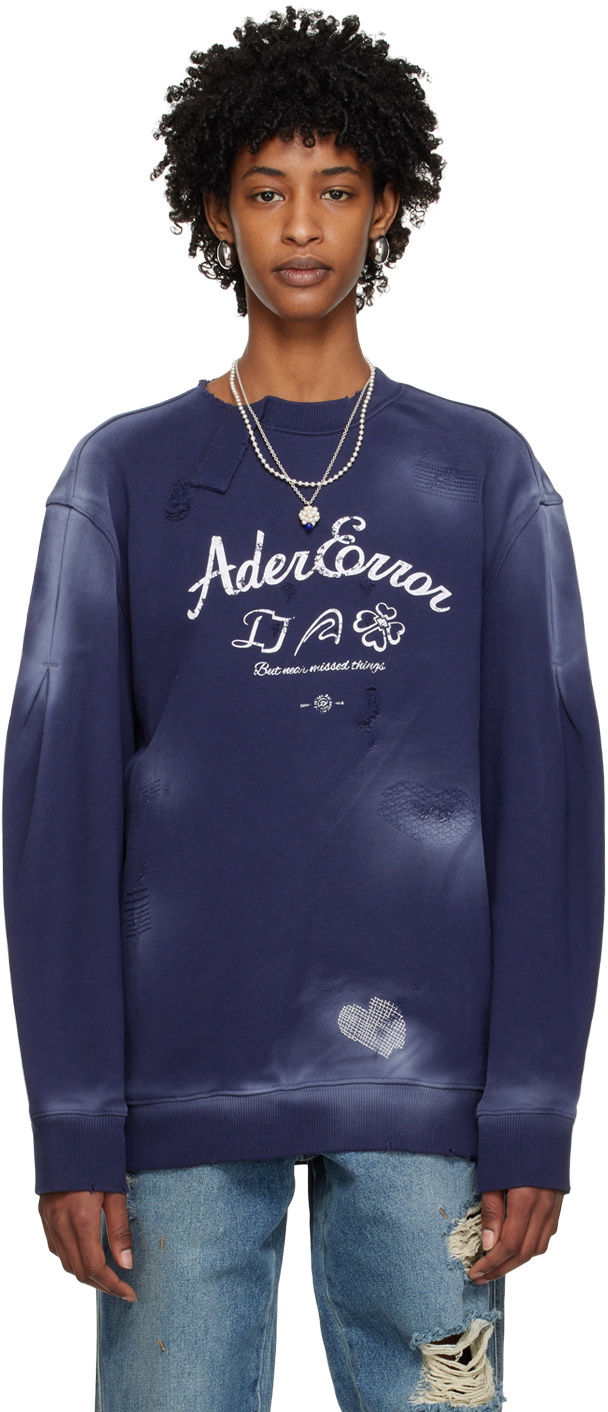 トップス Ader Error Sollec sweatshirt ADER error Red Sollec Sweatshirt ADER error