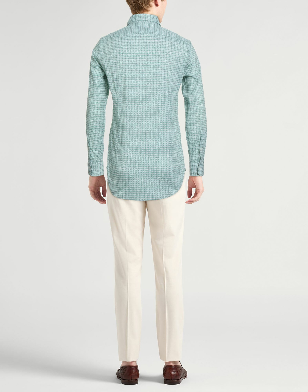 Fedeli Mens Shirt in Green