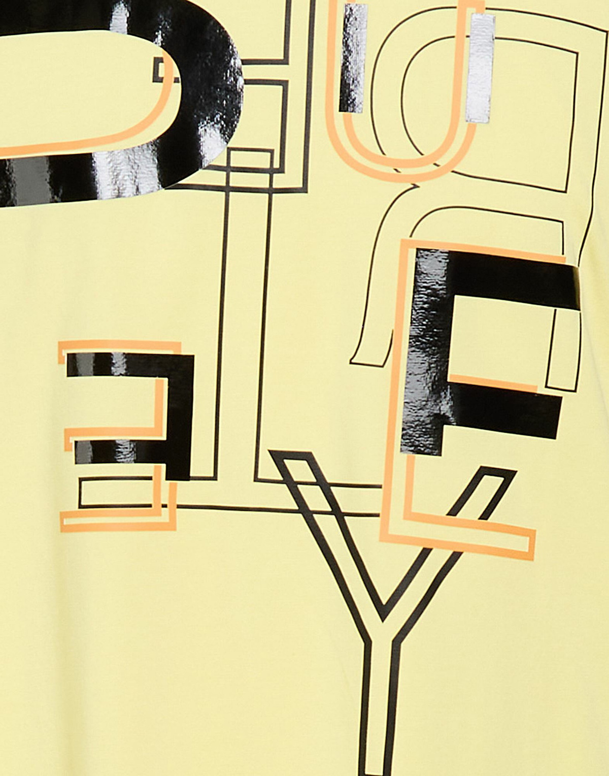 Peuterey Mens T-shirt Pastel in Yellow