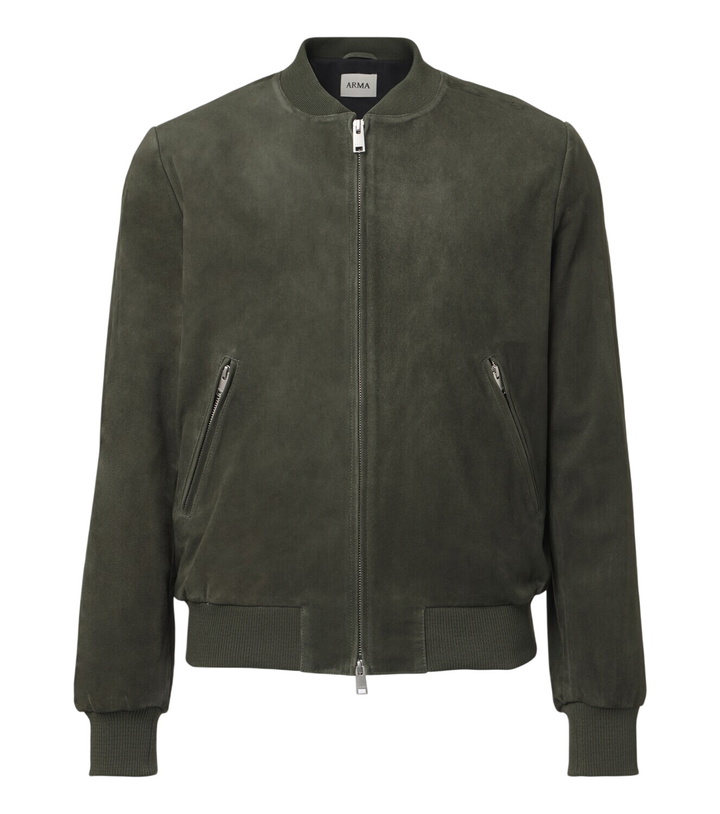 Photo: Arma Didier suede bomber jacket