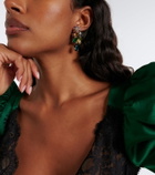 Jennifer Behr Bouquet embellished drop earrings