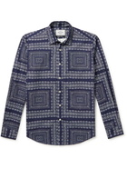 Portuguese Flannel - Printed Cotton-Flannel Shirt - Blue