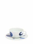 ALESSI Set Of 4 Itsumo Teacups & Saucers