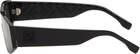 Fendi Black 'FF' Squared Sunglasses