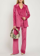 Gabriela Hearst Vesta Straight-leg Corduroy Trousers Pink