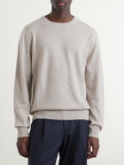 N.PEAL - Oxford Cashmere Sweater - Brown