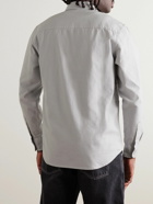 Carhartt WIP - Bolton Button-Down Collar Logo-Embroidered Cotton Oxford Shirt - Gray