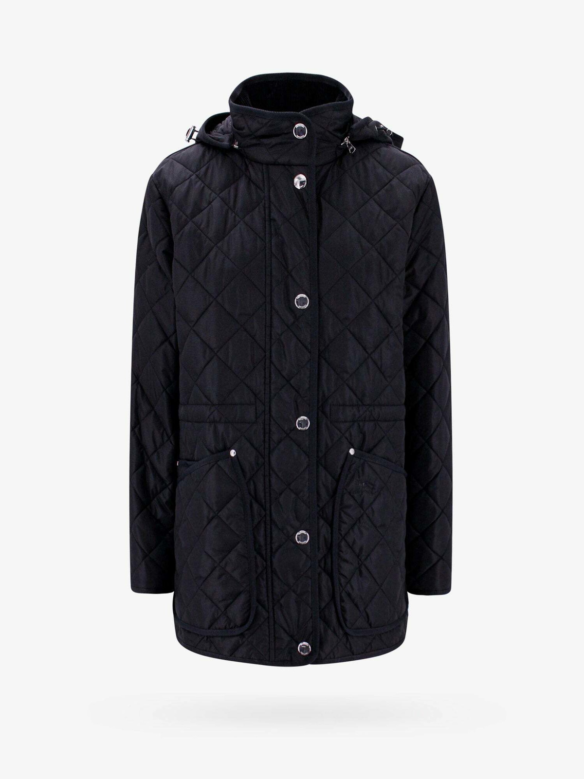 コート BURBERRY Women Jackets 8069666 A1189 BLACK Burberry Jacket Black Womens Burberry
