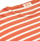 Armor Lux - Striped Cotton T-Shirt - Orange