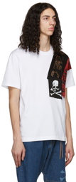 mastermind JAPAN White Cotton T-Shirt