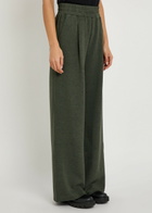 Varley The Extra Wide Leg 32 Stretch-jersey Sweatpants Olive