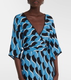 Diane von Furstenberg Eloise printed crêpe maxi dress