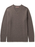 Acne Studios - Wool and Cashmere-Blend Sweater - Brown