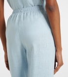 Asceno Aurelia linen wide-leg pants