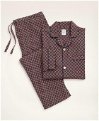 Brooks Brothers Men's Foulard Print Pajamas | Navy