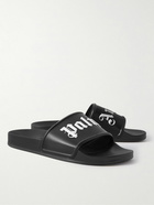 Palm Angels - Logo-Print Rubber Slides - Black