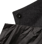 Sacai - Black Slim-Fit Velvet and Wool-Trimmed Nylon Blazer - Black