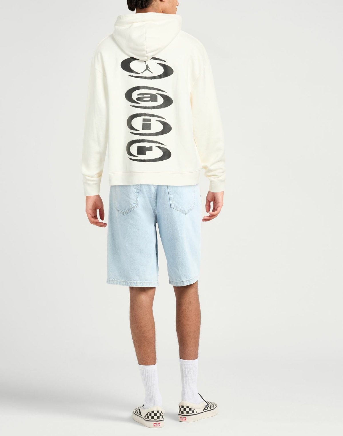 Jordan Mens Sweatshirt in White