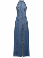 DIESEL - De-lulu Sleeveless Denim Zip Maxi Dress