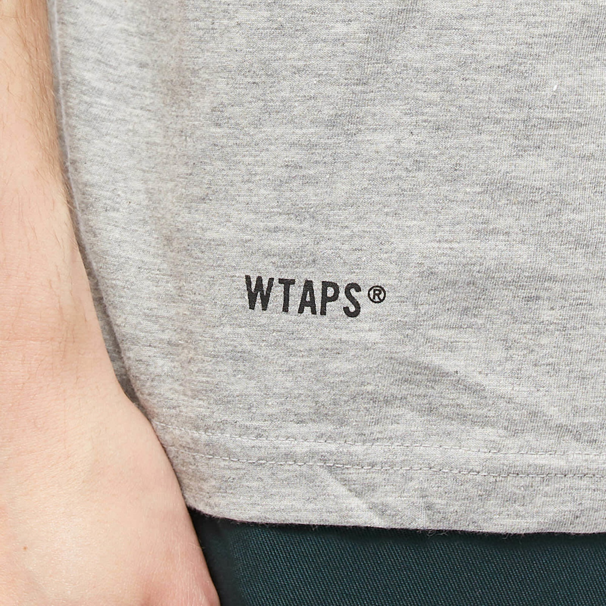 WTAPS Men's 0 Skivvies T-Shirt - 3-Pack in Grey WTAPS