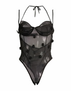 Jacquemus Womens Bodysuit Dark in Brown