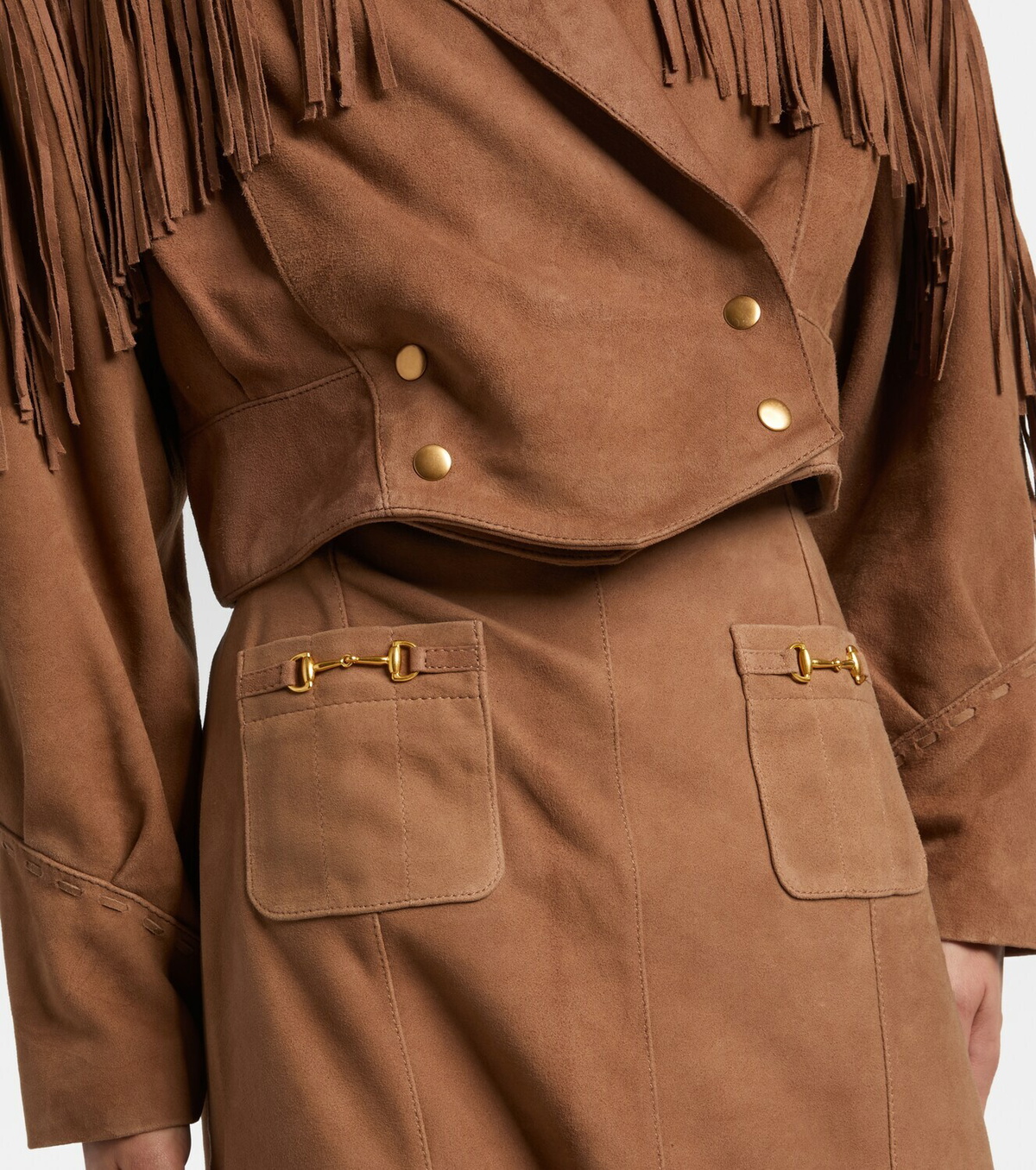 Rixo Darragh suede jacket