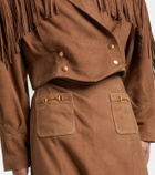 Rixo Darragh suede jacket