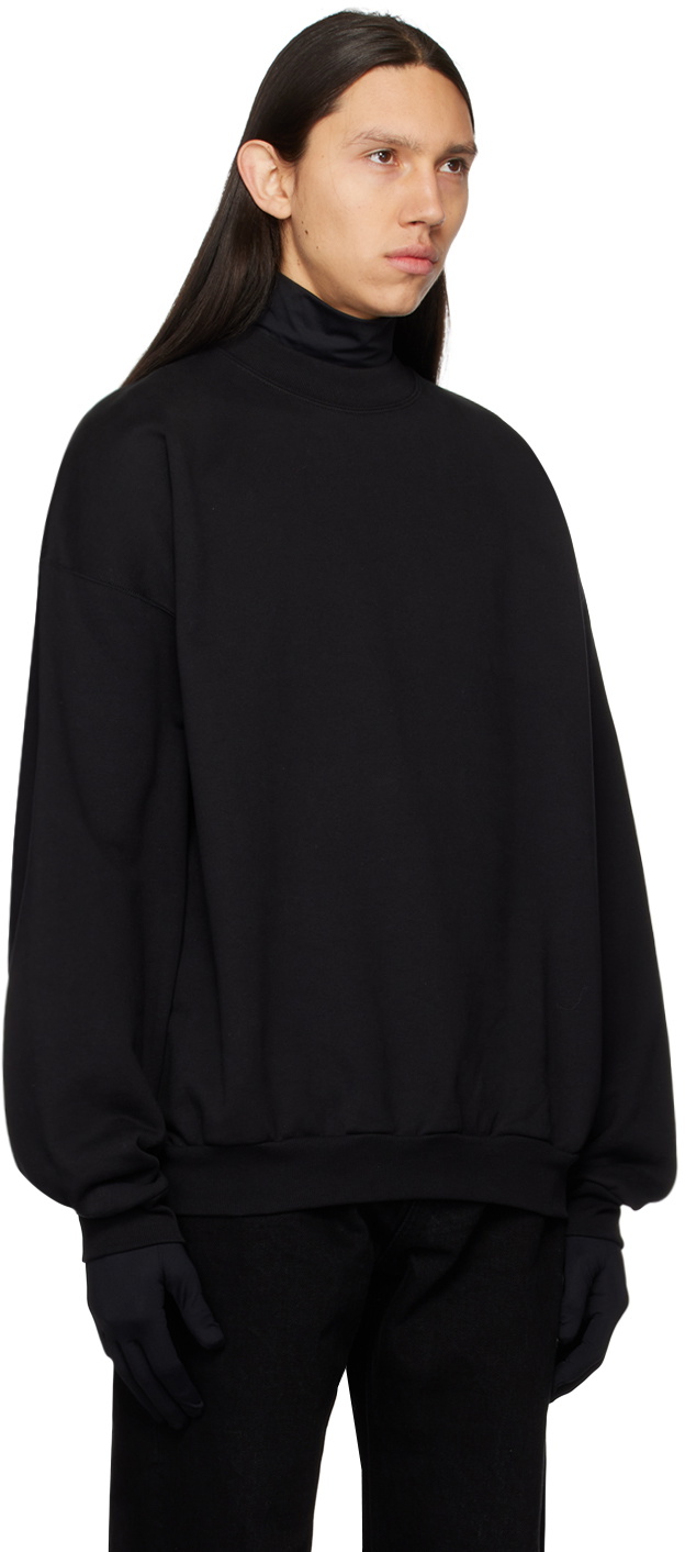 関税&送料込】Balenciaga Black Nylon Ben Sweatshirt Balenciaga Activewear Oversized Hoodie | Saks Fifth Avenue