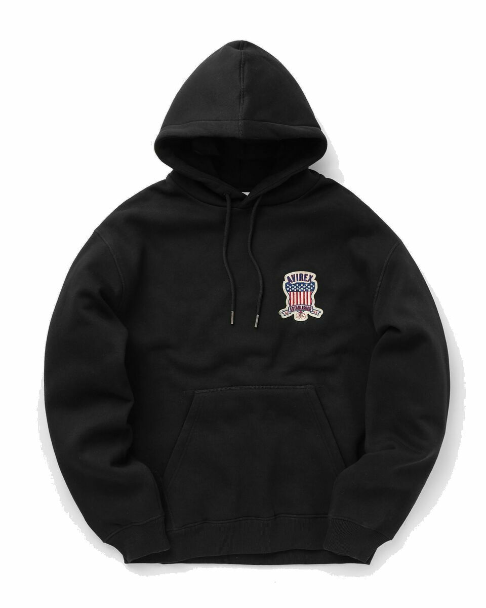 Photo: Avirex Boeing Oh Hoody Black - Mens - Hoodies