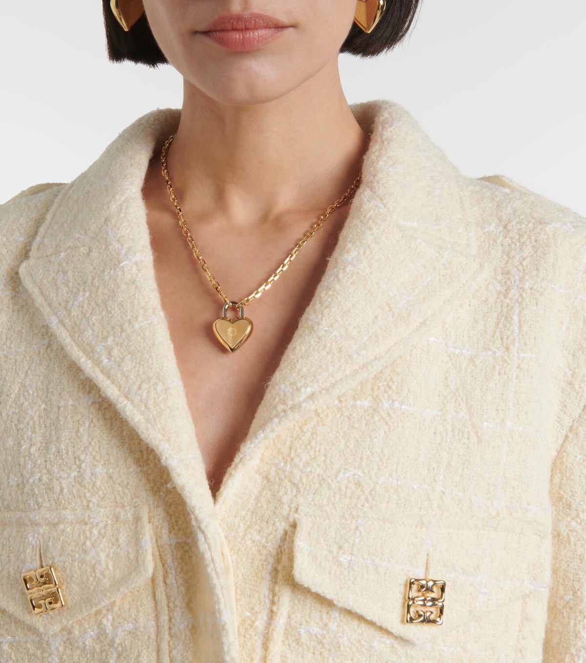 Givenchy Heart Lock pendant necklace