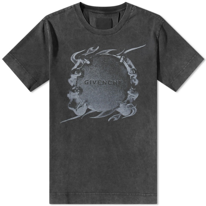 Photo: Givenchy Men's Ring Logo T-Shirt in Black