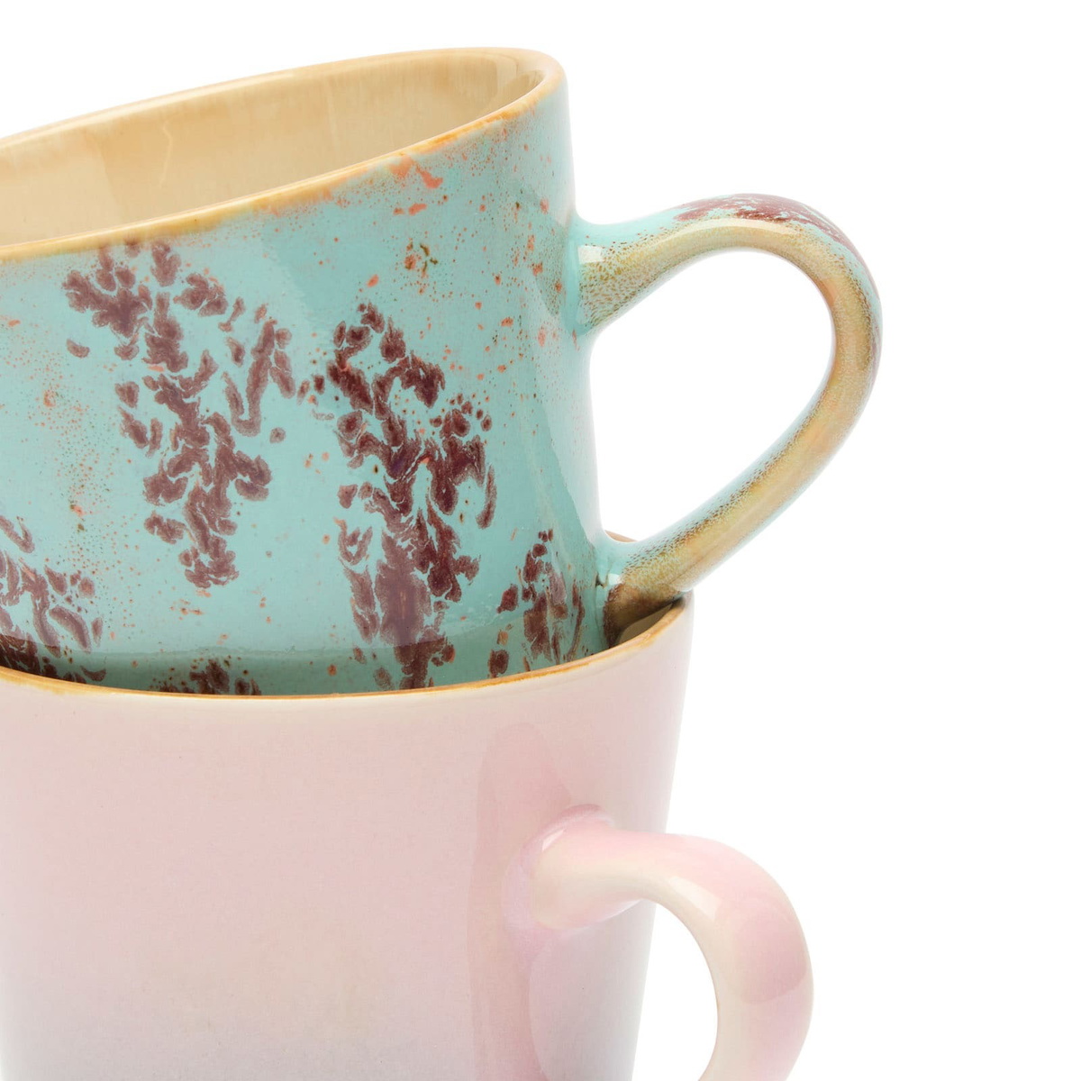 HKliving Americano Mugs - Set of 4 in Rococo 
