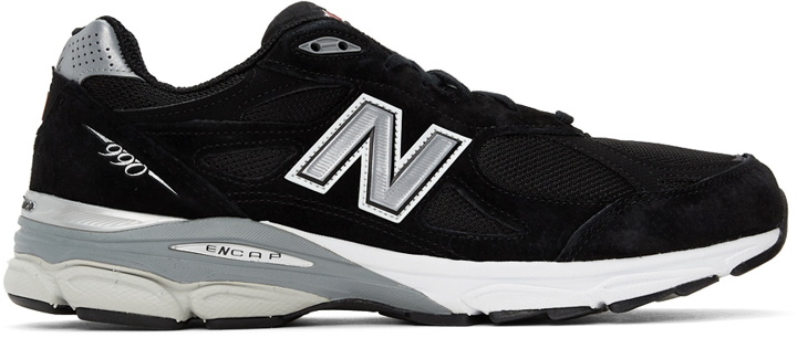 Photo: New Balance Black Made In US 990V3 Sneakers