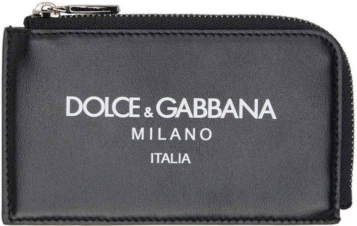 Photo: Dolce & Gabbana Black Logo Card Holder