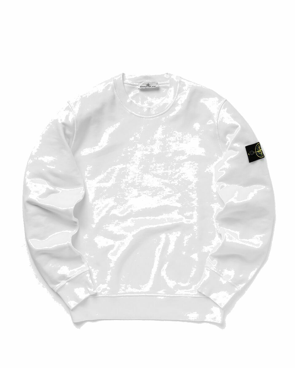 Photo: Stone Island Sweat Shirt White - Mens - Sweatshirts