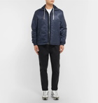 Reigning Champ - Loopback Cotton-Jersey Zip-Up Hoodie - Midnight blue