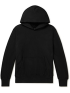 Les Tien - Garment-Dyed Cotton-Jersey Hoodie - Black