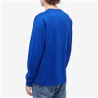Stone Island Men's Long Sleeve Patch T-Shirt in Bright Blue