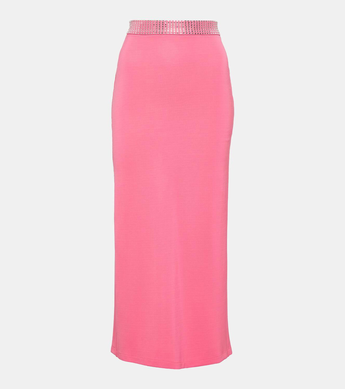 David Koma Crystal-embellished midi skirt