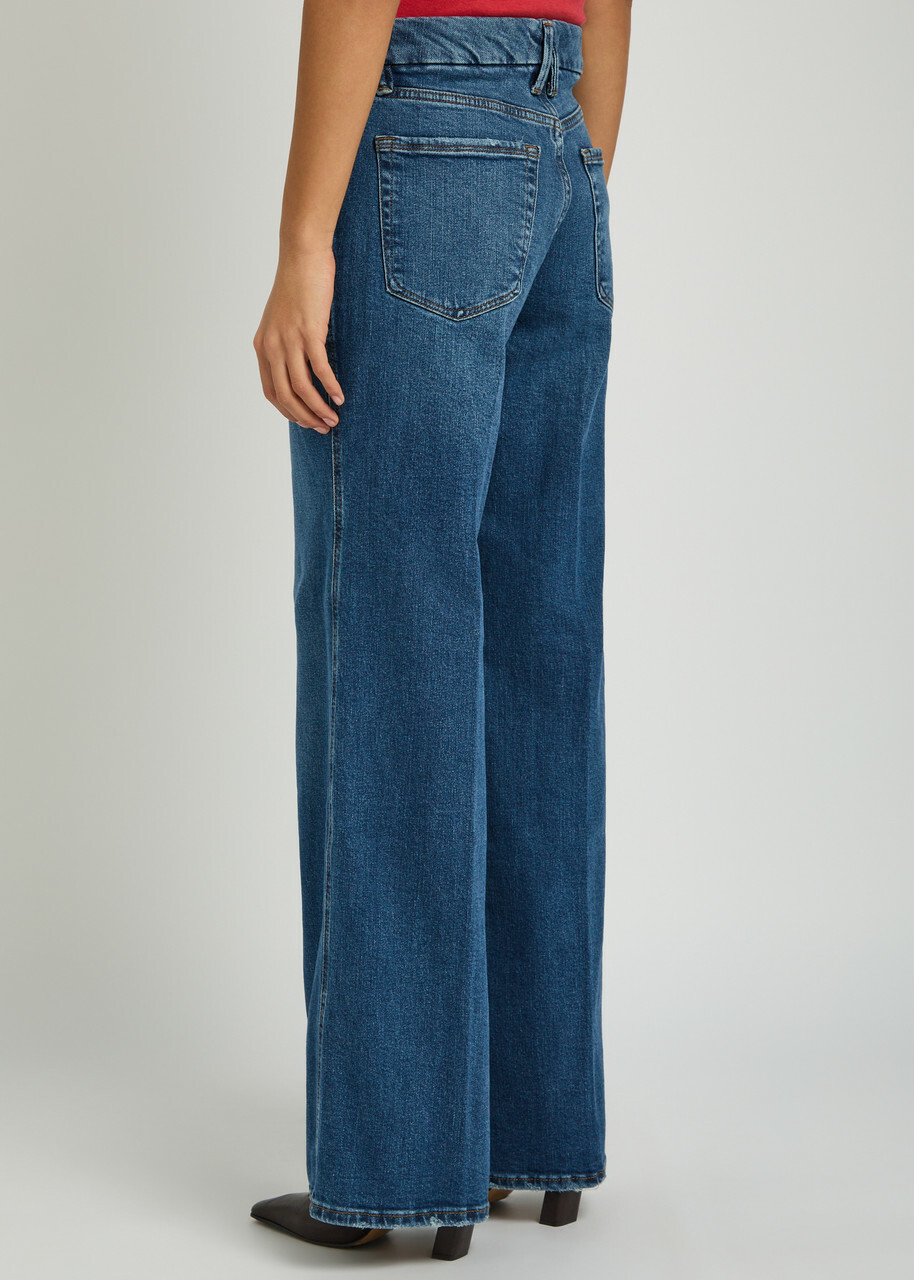 Good American Good Skate Wide-leg Jeans Blue