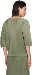 HOMME PLISSÉ ISSEY MIYAKE Green Light Mesh T-Shirt