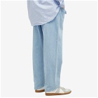 Kenzo Men's Relax Fit Jeans in Stone Bleached Blue Denim