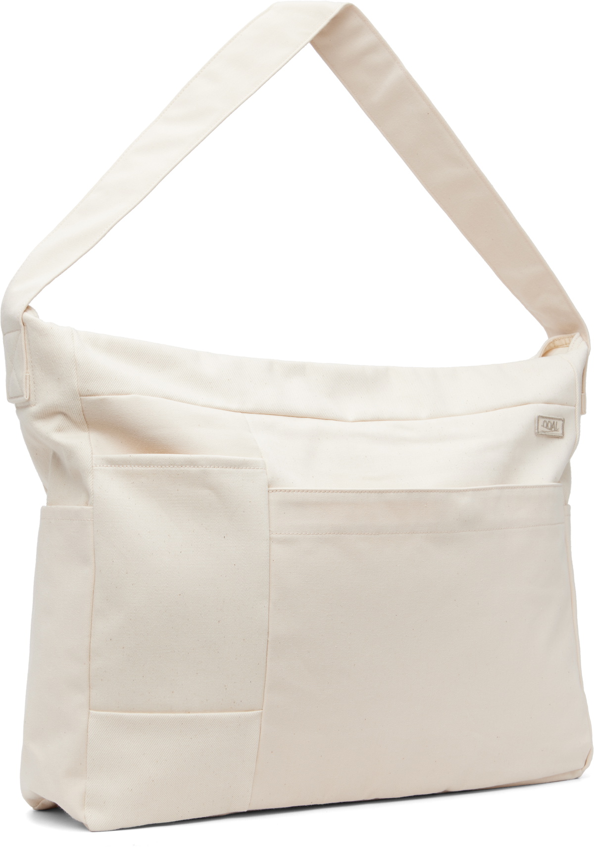nanamica Off-White Cotton Canvas Shoulder Bag