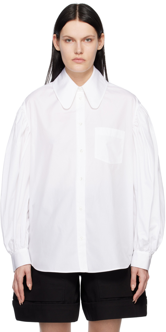 Simone Rocha White Puff Sleeve Shirt Simone Rocha