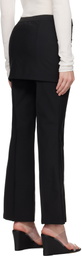The Garment Black Noah Crop Skirt Trousers