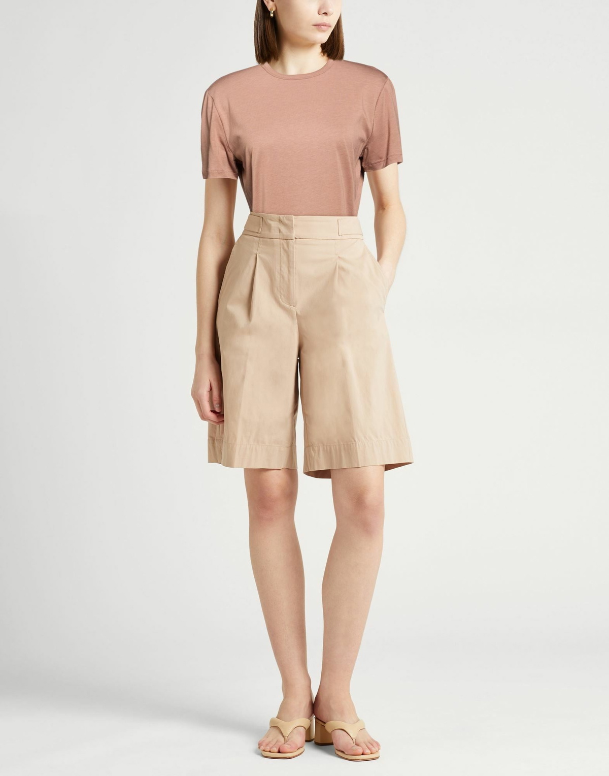 Majestic Filatures Womens T-shirt Taupe