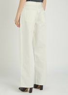 Anine Bing Manon Wide-leg Jeans Ecru