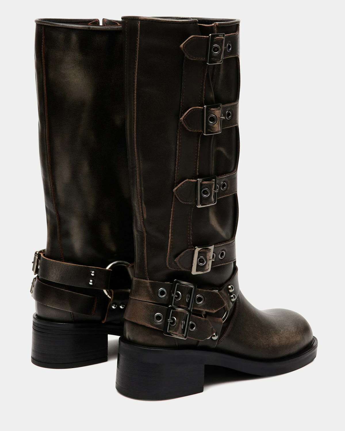 Steve Madden Rockyy Boots in Brown