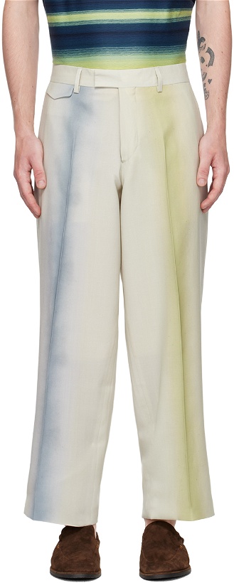 Photo: Paul Smith Beige Fade Trousers